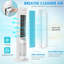 Tower Fan, 50° Oscillating Quiet Cooling Fans, 3-speeds 12-hour Timer, Large Led Display Standing Fans For Bedroom, Portable Floor Fan