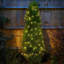 Guirlandes électriques à piles, lot de 4 guirlandes de lumières à fil d'argent 240LED, décorations de Noël pour l'intérieur et l'extérieur