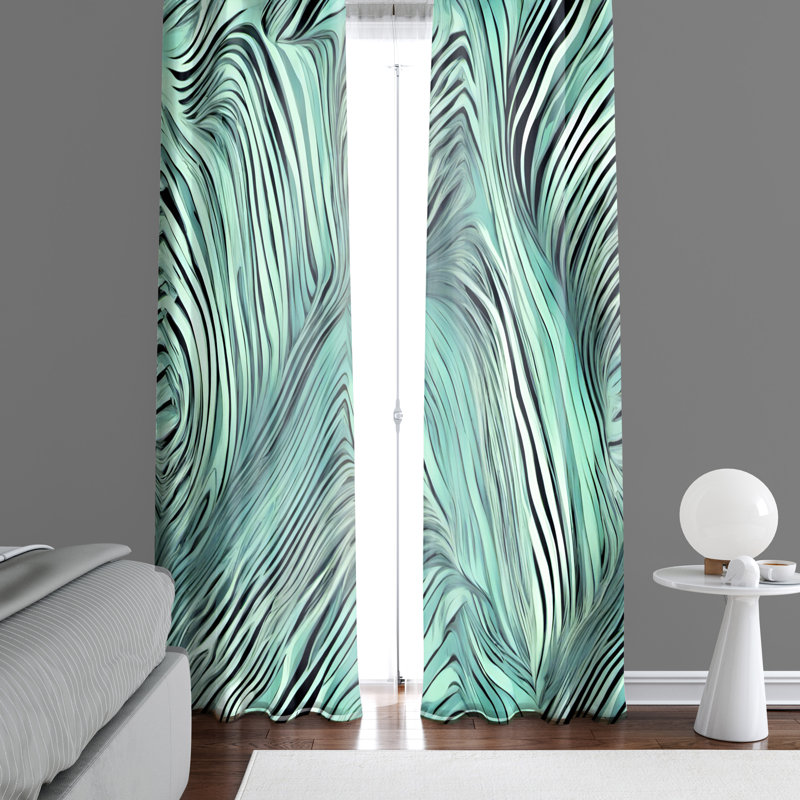 Semi Sheer Curtain Pair, 20" W x 52" L