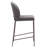 Deciderio Upholstered 26.25'' Counter Stool with Metal Legs-1325702709