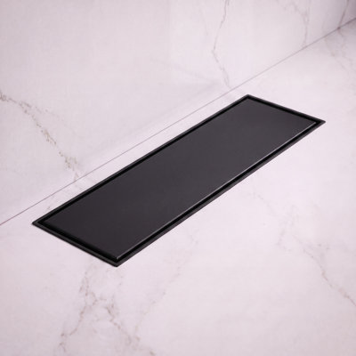 12" W Linear Grid Shower Drain