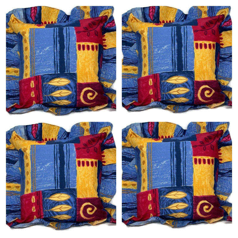 Zetland Patchwork Square Throw Pillow Cover