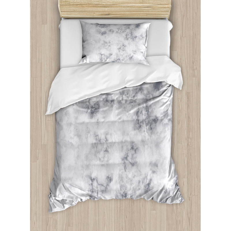 Modern & Contemporary Polyester Abstract Duvet Cover, Twin