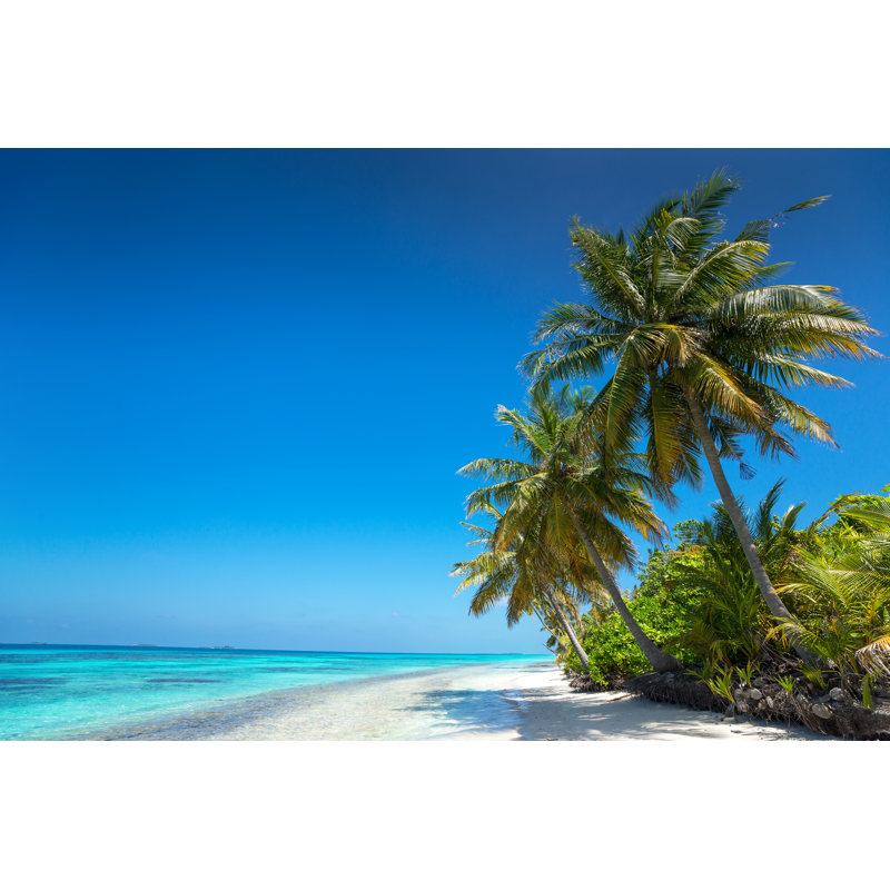 «Tropical Island Paradise Beach» par Gawriloff - Photographie sur toile tendue, L 12 po x H 8 po