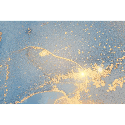 Motif à paillettes bleues