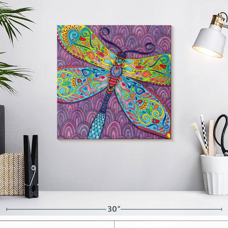 Brampt Winged Things, couleur I, H 16 po x l 16 po