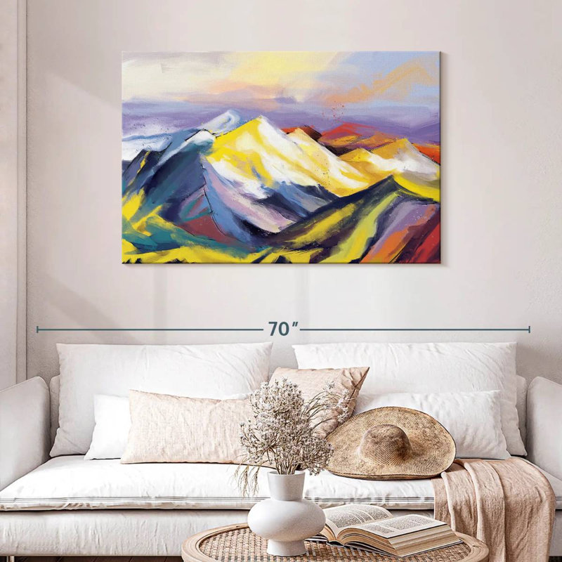 Avery Ridge Abstract Landscape, 30" H x 45" W