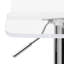 Swivel Adjustable Height Counter Stool with Metal Frame