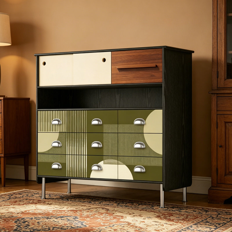 Armoire d'appoint style français rétro