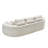 Boneless 106 In. 2 Piece Fabric Cloud Curved Sectional Boucle Sofa,Chaise Lounge-1254663919