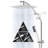 cUPC Certified High pressure metal 10-inch rainfall shower head/ handheld shower combo, 4-setting handheld sprayer, 12-inch adjustable curved extension arm, 71-inch stainless steel shower hose,height-adjustabled handheld shower holder, Chrome-113080475
