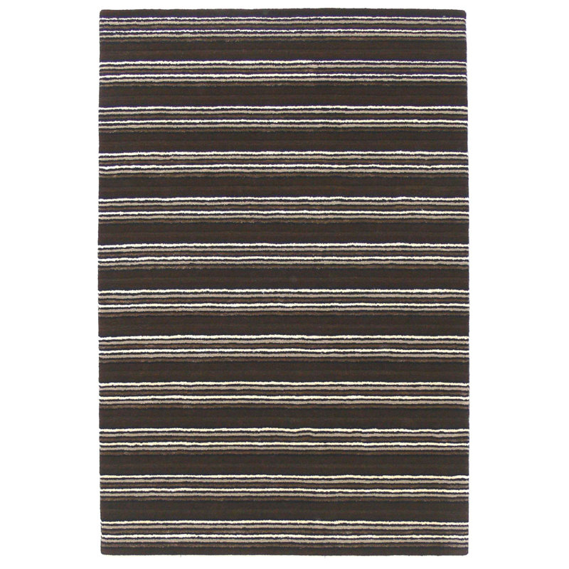 Cartersville Striped Indoor Rug, Square 1'6"