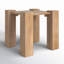 Table de bout en bois massif Wynda
