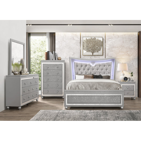 House of Hampton® Collete Panel Bed & Reviews | Wayfair