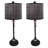 Ensemble de lampe buffet 28" crystal Pisano-24800623