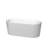 Ursula 59'' x 27.5'' Soaking Acrylic Bathtub-52450741