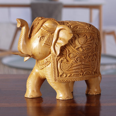Handmade Maharajas Majesty Wood Sculpture