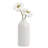 Marlow 8" Tall Handmade White Ceramic Vase-2080975010-2080975008