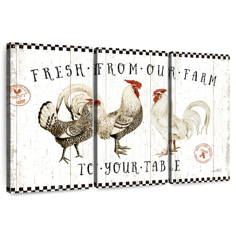Kema Free Range Fresh I Wall Sign, 36" H x 57" W