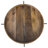 Cowper Natural And Black Round End Table