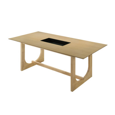 Blayde Natural Finish Dining Table(Not Including Chair)