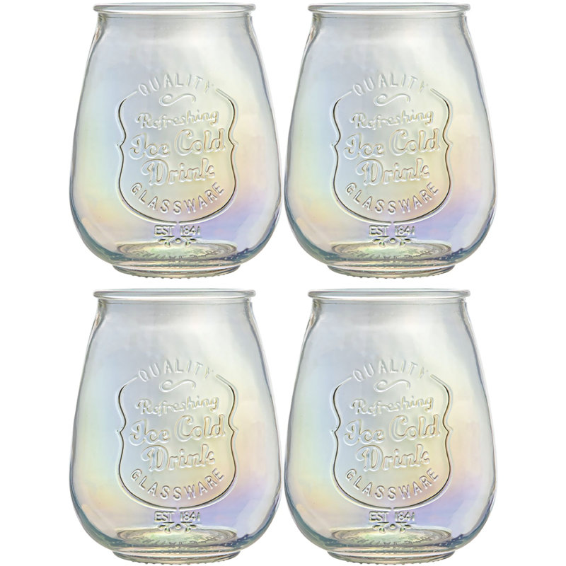 He 12oz. Mason Jar Set