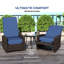 Fauteuil inclinable et pivotant à 360 ° Outsunny