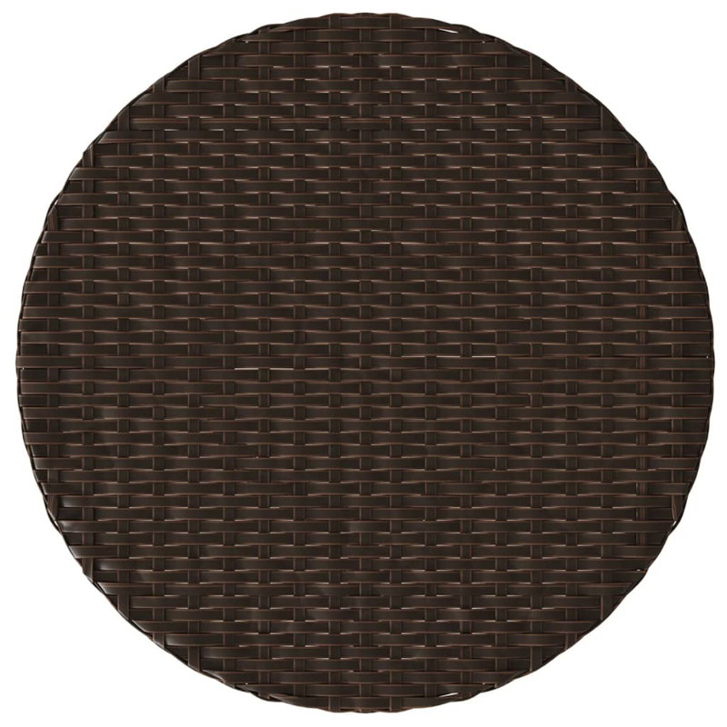 Ensemble bistro 3 pièces Vidaxl, Noir, Beige