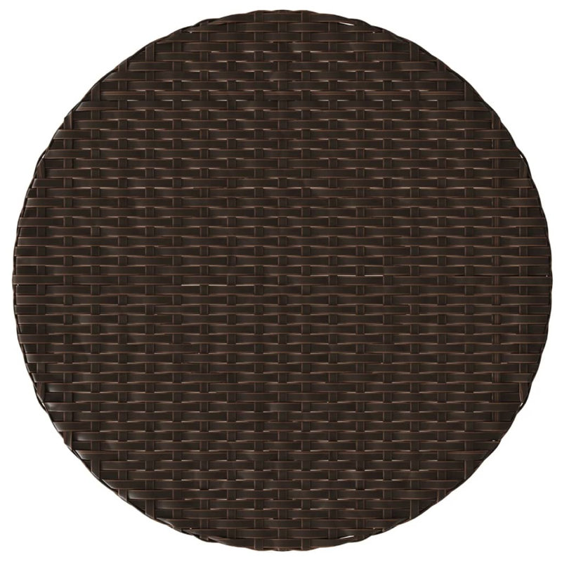 Ensemble bistro 3 pièces Vidaxl, Noir, Beige