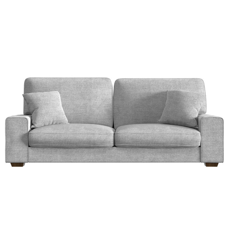 Ebern Designs 71.6'' Upholstered Loveseat Chenille Square Arm Sofa ...
