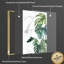 "Plants Aluminium", ensemble de 3 reproductions d'art encadrées sur toile 8-1346152479-1346152478
