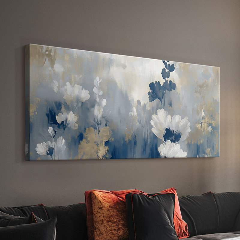 Botanical Series-CCCCL XXII - Toile tendue avec châssis - Prêt à être accroché, H 20 po x l 40 po