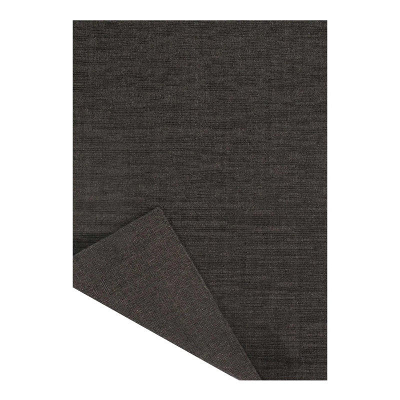 Canvello Black Modern Rug - 4'X6'