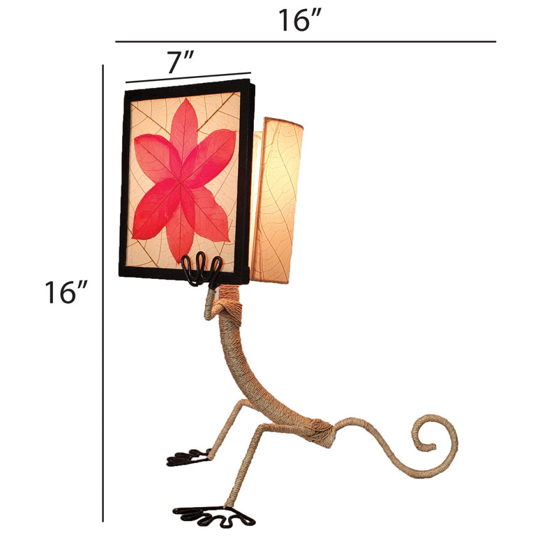 Lampe de table 16 po Louisiana, Rouge