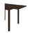 Rectangular Extension Dining Table, 52 Inch, Cappuccino Finish