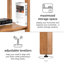 Étagère à livres en bois massif Oslo H 70 po x l 18 po x P 16 po Oslo-977607759-977607756