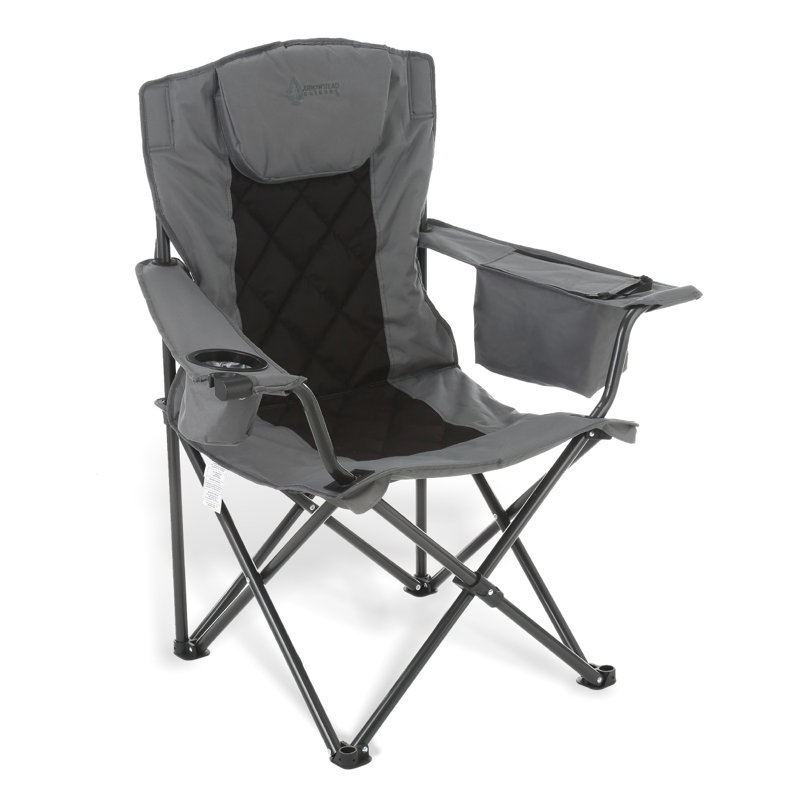 Folding Camping Chair, Gray
