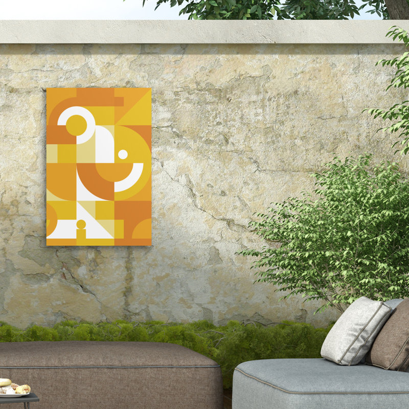 Incado Orange Graphics Outdoor  Canvas, 12" H x 19" W