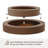 45" Handcrafted Solid Wood Oval Coffee Table with Fluted Pedestal Design-1869326391