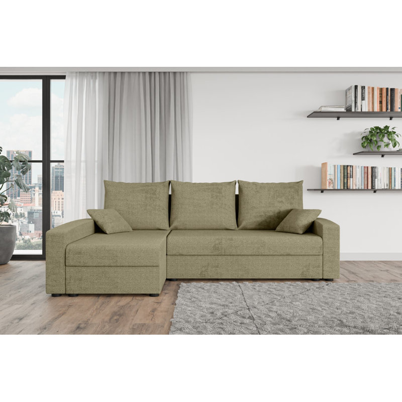 Shray 3 Seater Corner Sofa , Dark beige - Matana18