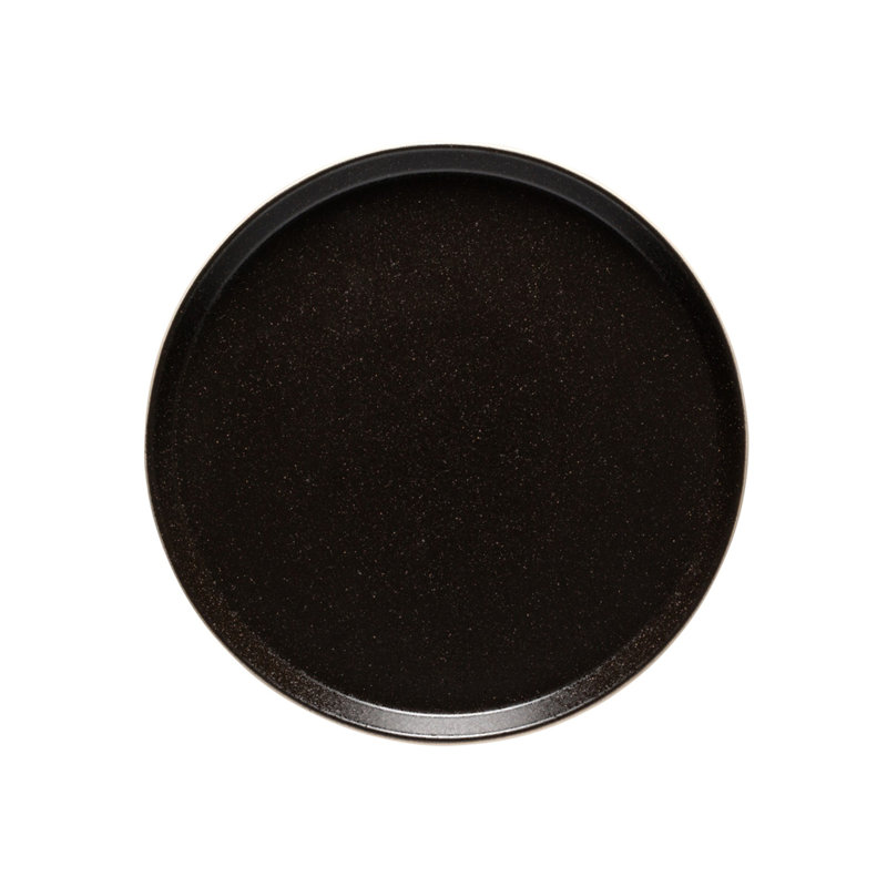 Nótos Fine Stoneware Dinner Plate, Latitude Black
