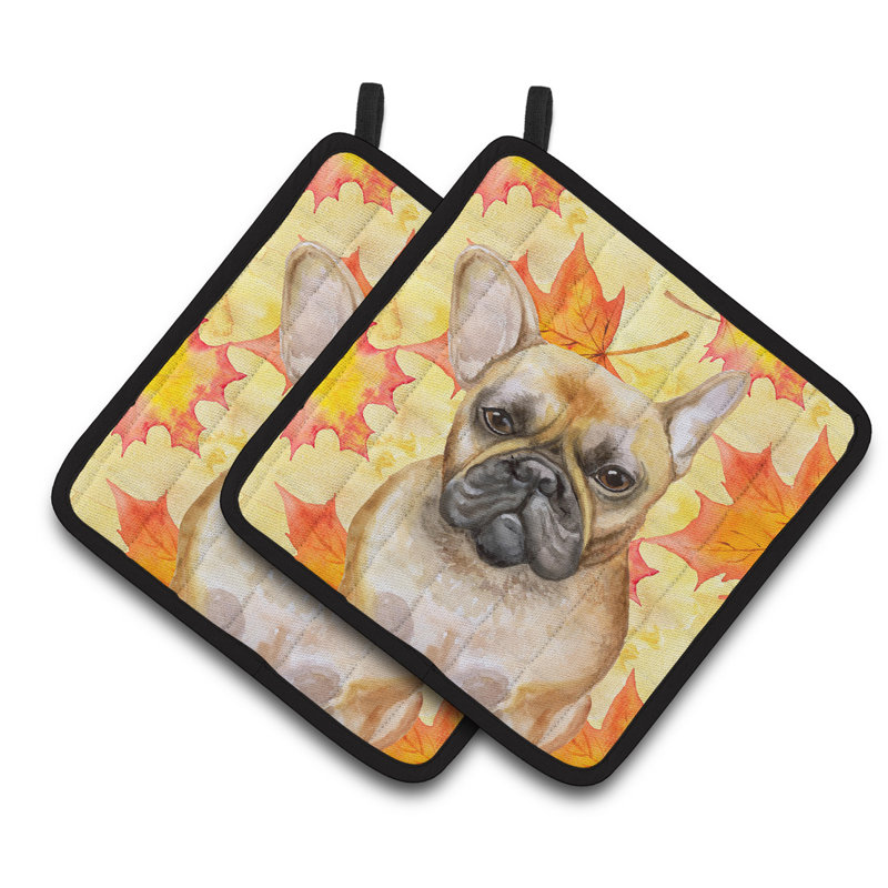 Cuisinier poignée de chute de bouledogue en français pour les trésors caroline