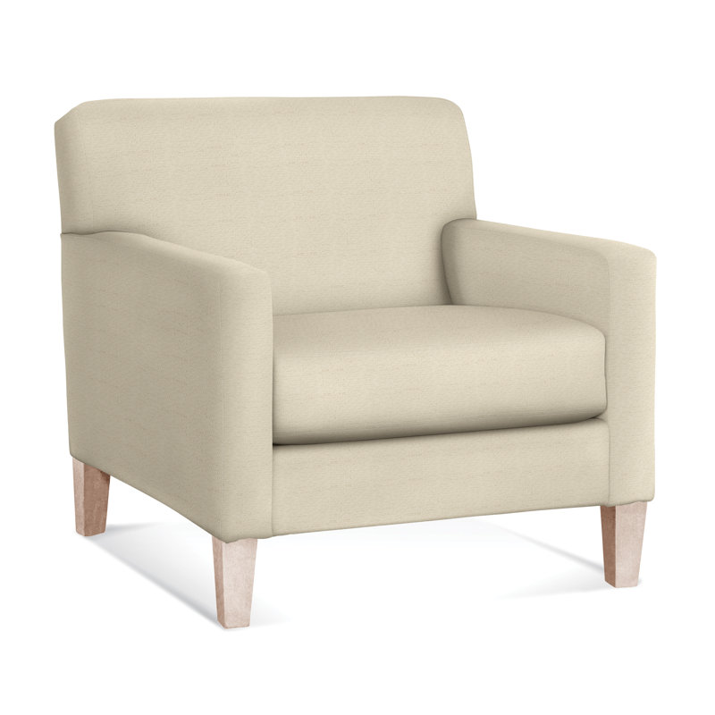 Tampa Armchair, Ivory Crypton Performance; 0886-91, Flax