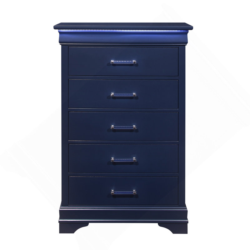 COFFRET BLEU CHARLSTON AVEC DEL, Bleu