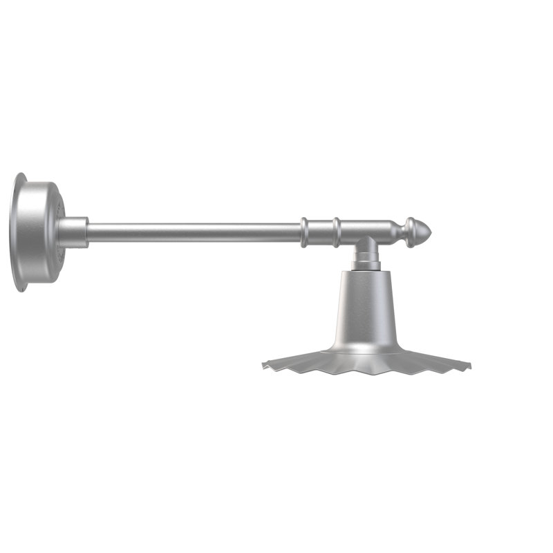 Luminaire de grange d’extérieur Iris, H 7,5 po x l 12 po x P 12 po