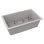 Ensemble de lavabo simple encastrable Elkay Quartz Classic 29 1/2 po x 18 3/4 po x 9 1/2 po, graphite