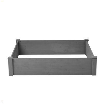 Lit de jardin surélevé, jardinière en bois pour l'extérieur, assemblage sans outil