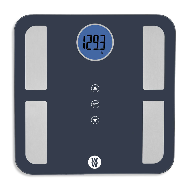 Weight Watchers Body Analysis Scale with Jumbo 2.6" Round Backlit Display