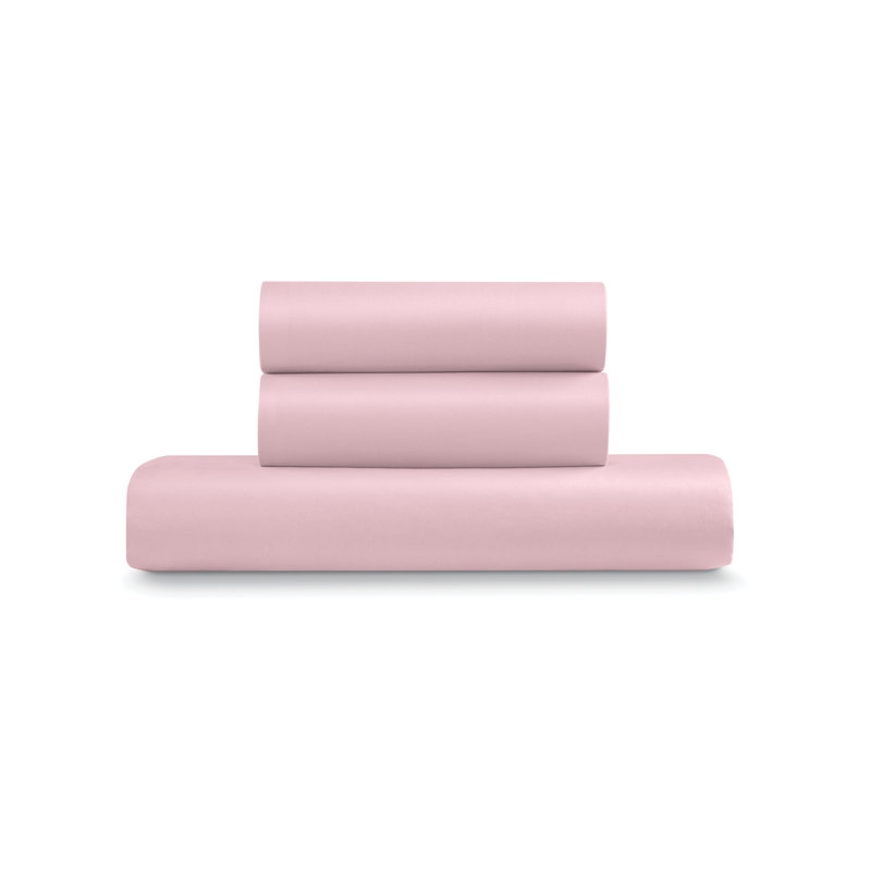 Ensemble de housse de couette en microfibre Home Collection Cozy Touch, Très grand, Rose