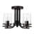 Ahsir Glass Semi Flush Mount-1503074471